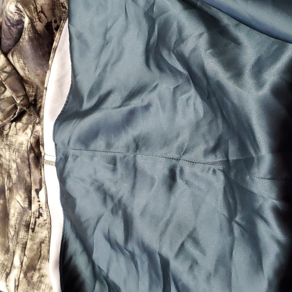 MIHA DRESS, Green moss, size 6 tie at waist bell short sleeves. Complete… - Picture 10 of 10